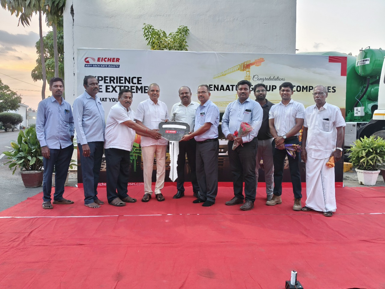 Renaatus Ready Mix Vehicle Pooja Ceremony