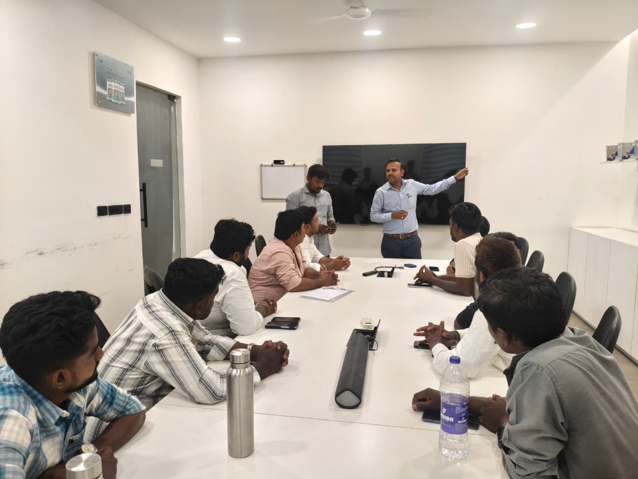 Classroom product training at Renacon Perundurai Factory