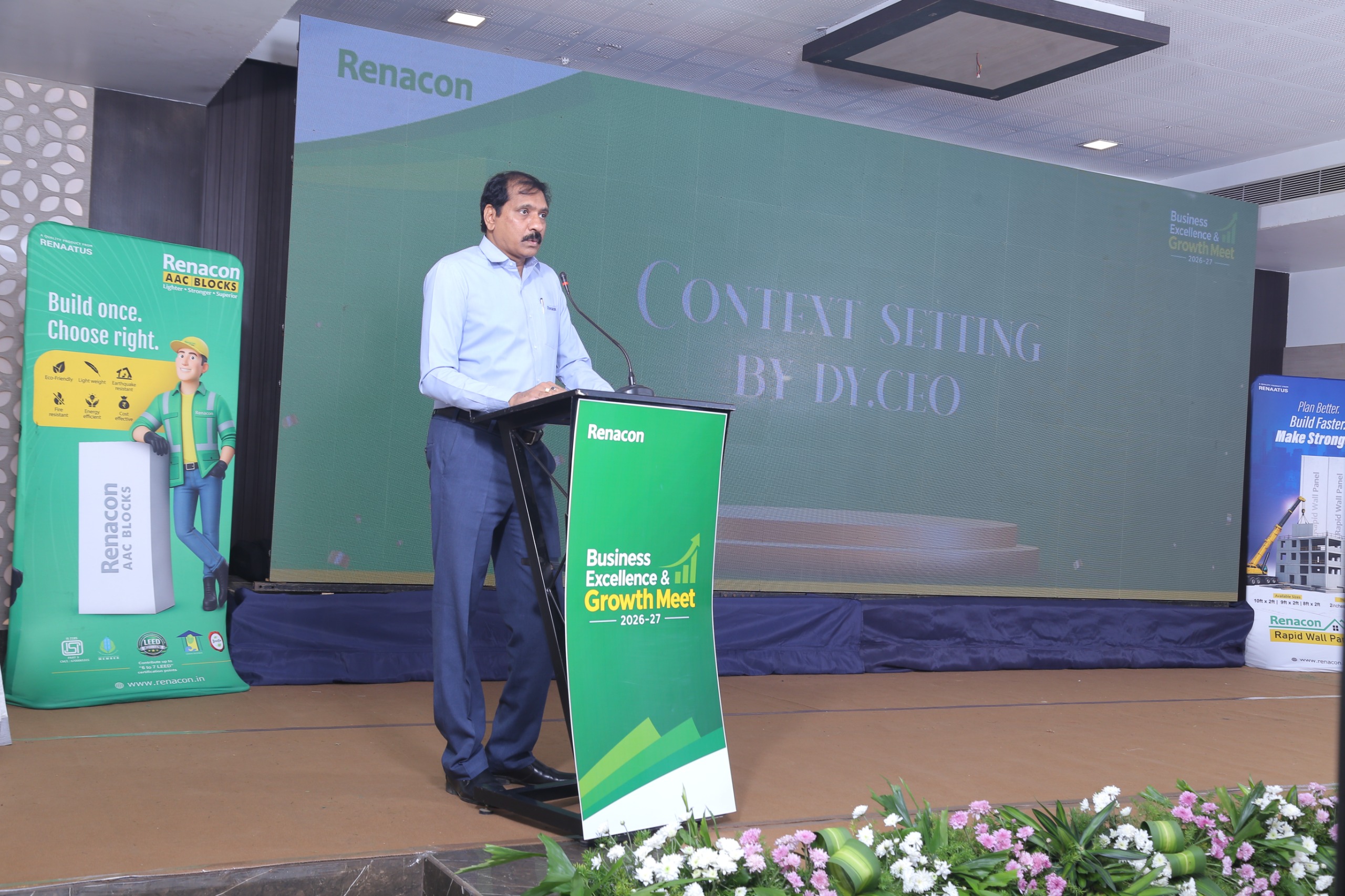 Deputy CEO context setting at the Business Excellence and Growth Meet 2026